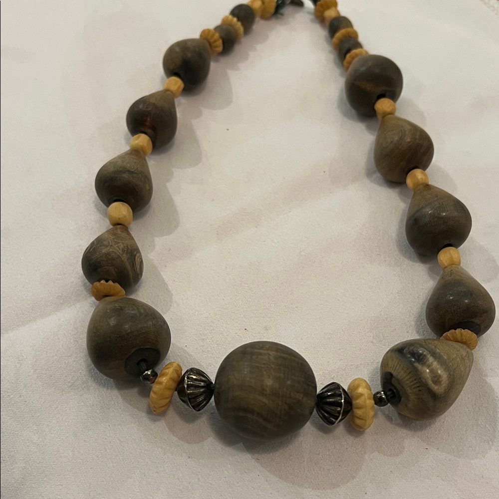 Wooden Bead Necklace